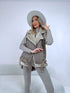 ELYNDI aviator type jacket - cappuccino